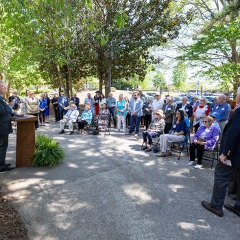UNC Asheville Dedicates Oscar Wong Memorial Garden